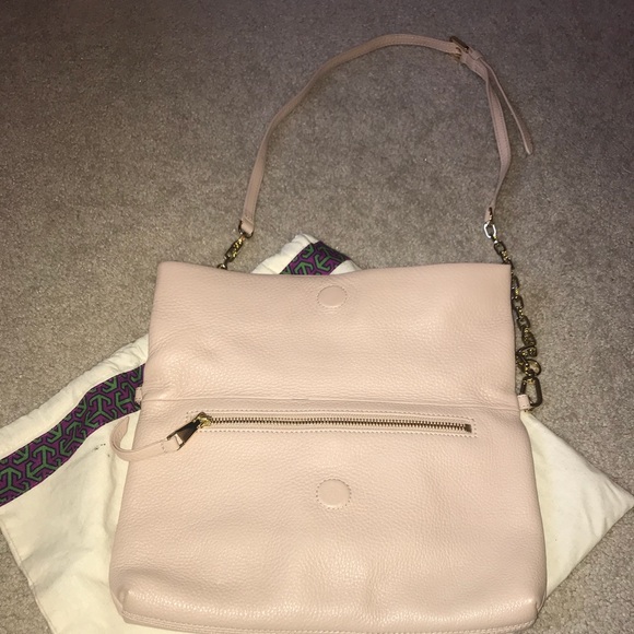 Tory Burch Dust Pink Convertible Crossover Purse - Picture 2 of 6